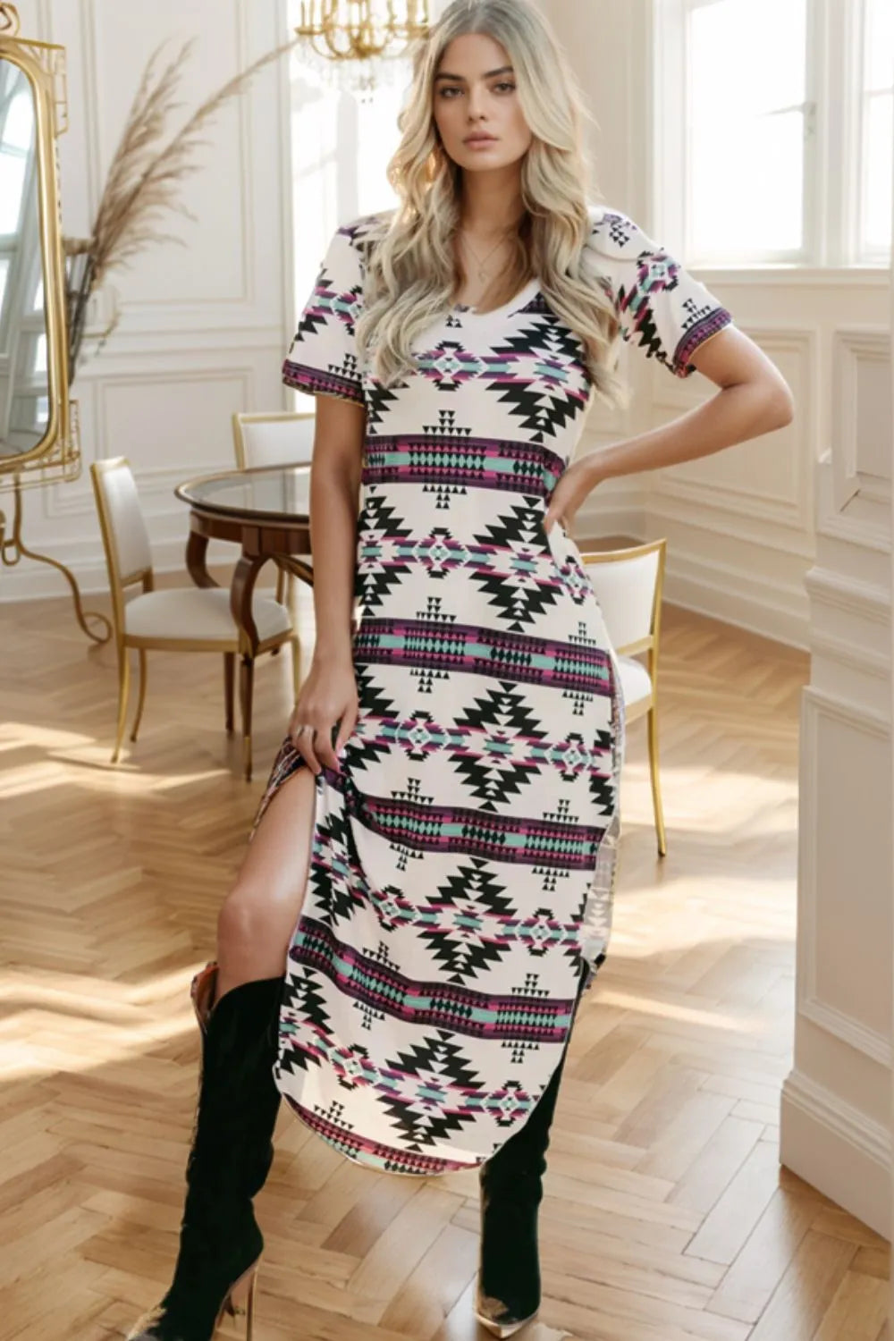 Desert Mirage Midi Dress