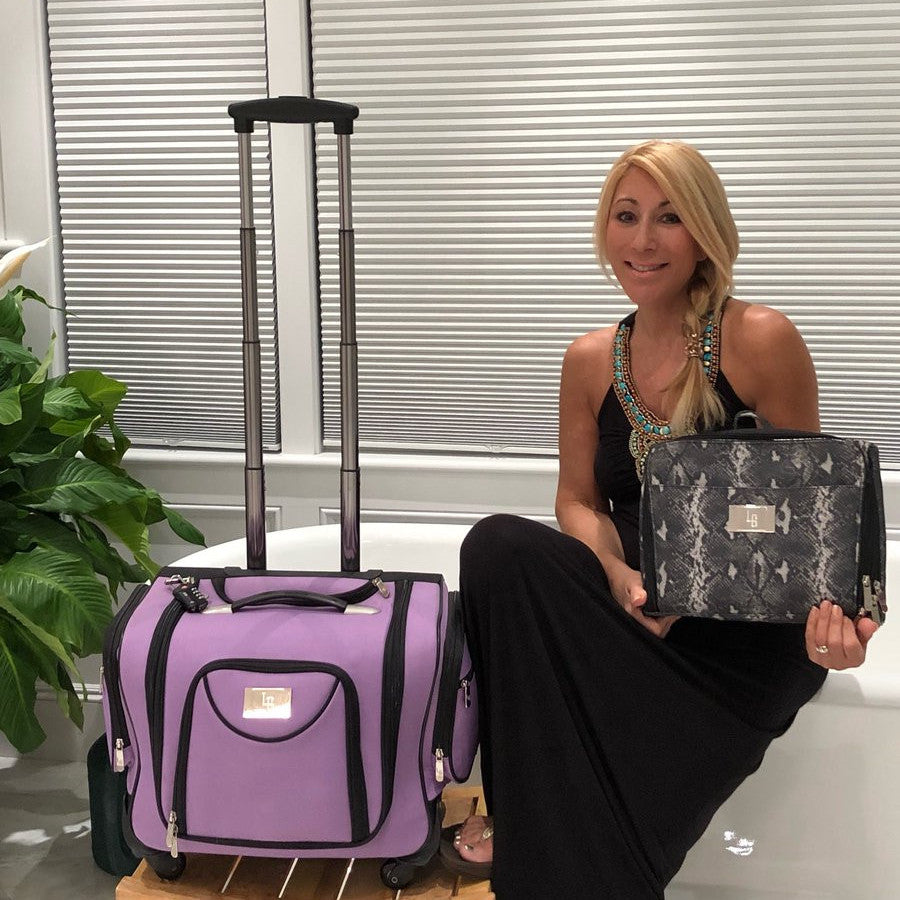 💝Buy 2 get 2 free✨Weekender Bag with Set of 2 Snap-In Toiletry Case