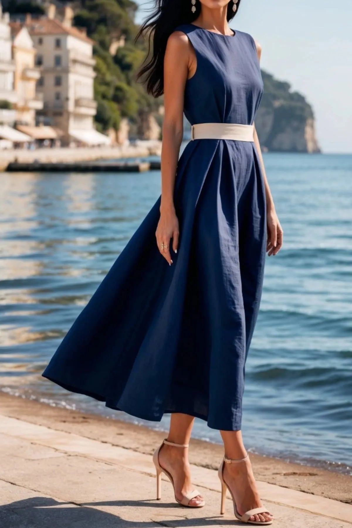Classic Grace Midi Dress