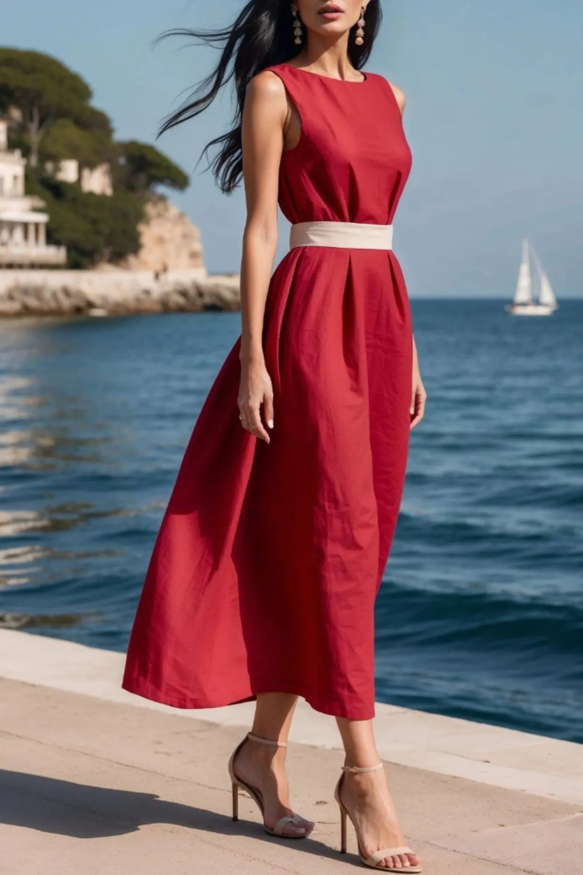 Classic Grace Midi Dress