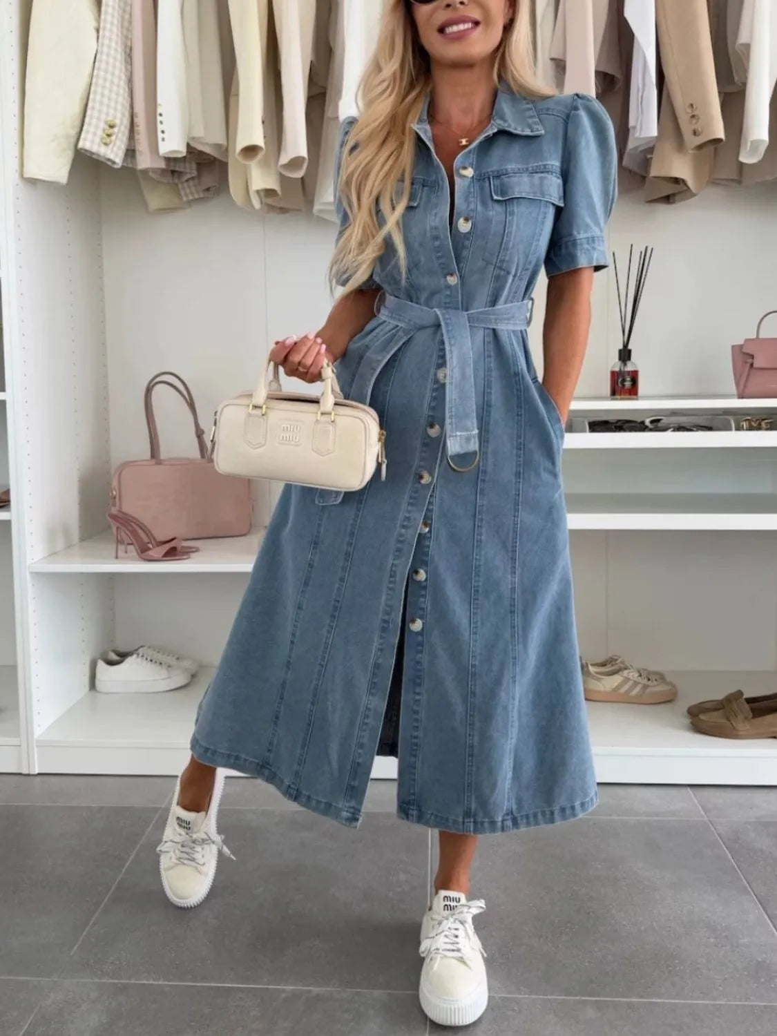 Denim Duchess Dress