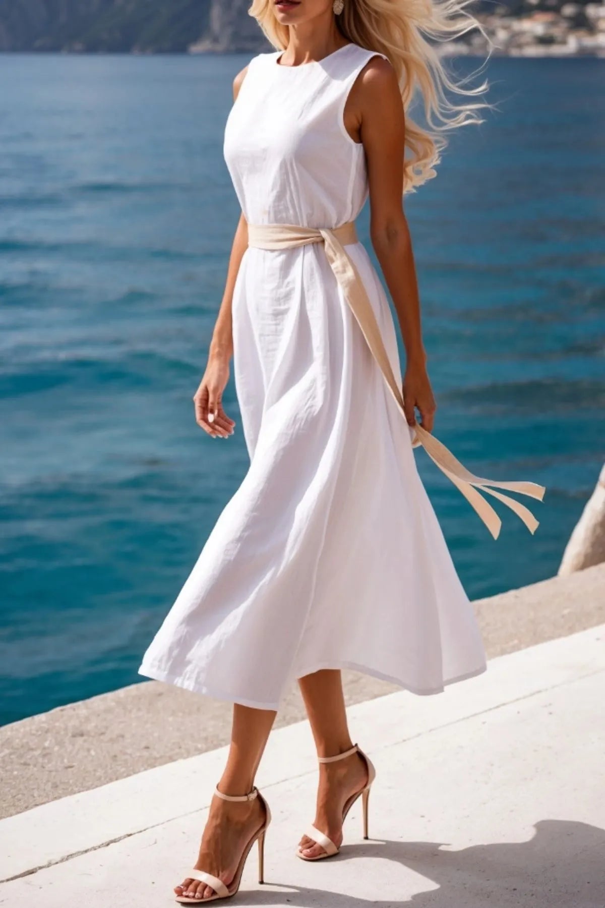 Classic Grace Midi Dress