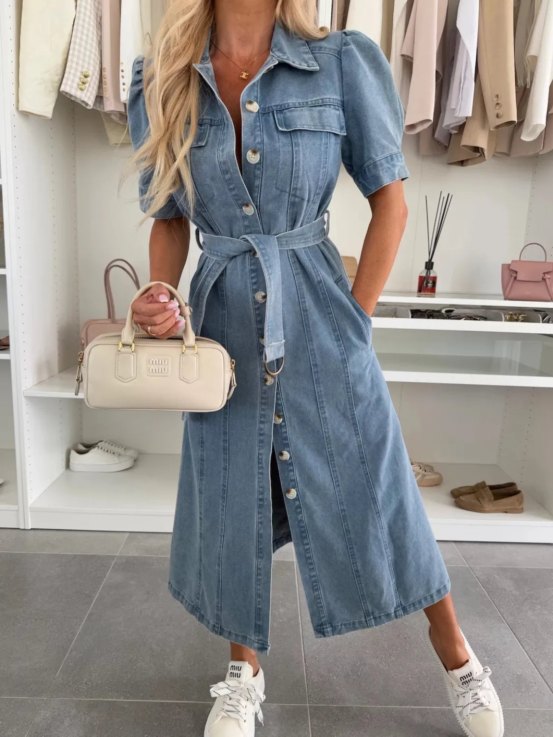 Denim Duchess Dress