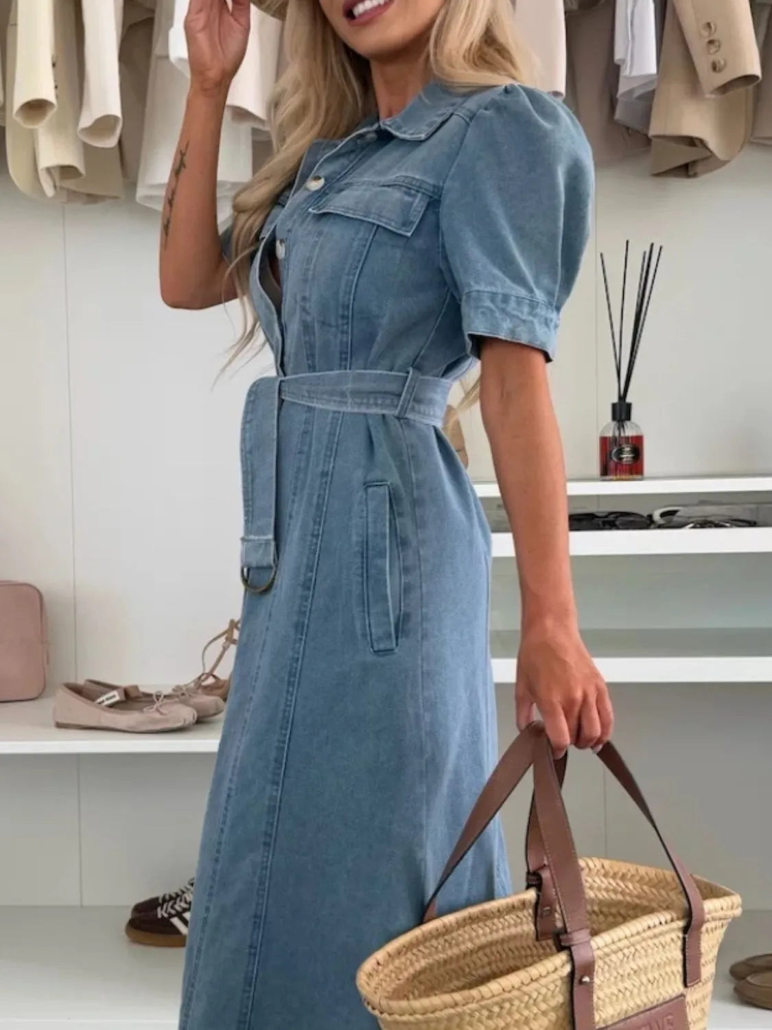 Denim Duchess Dress