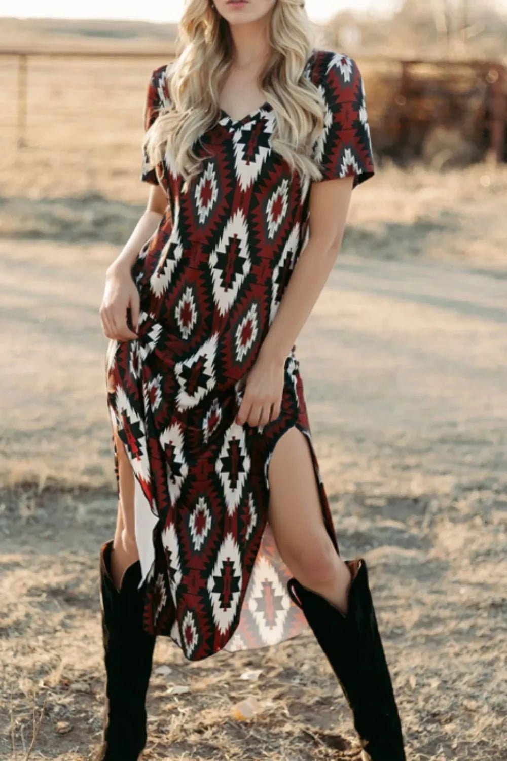 Desert Mirage Midi Dress
