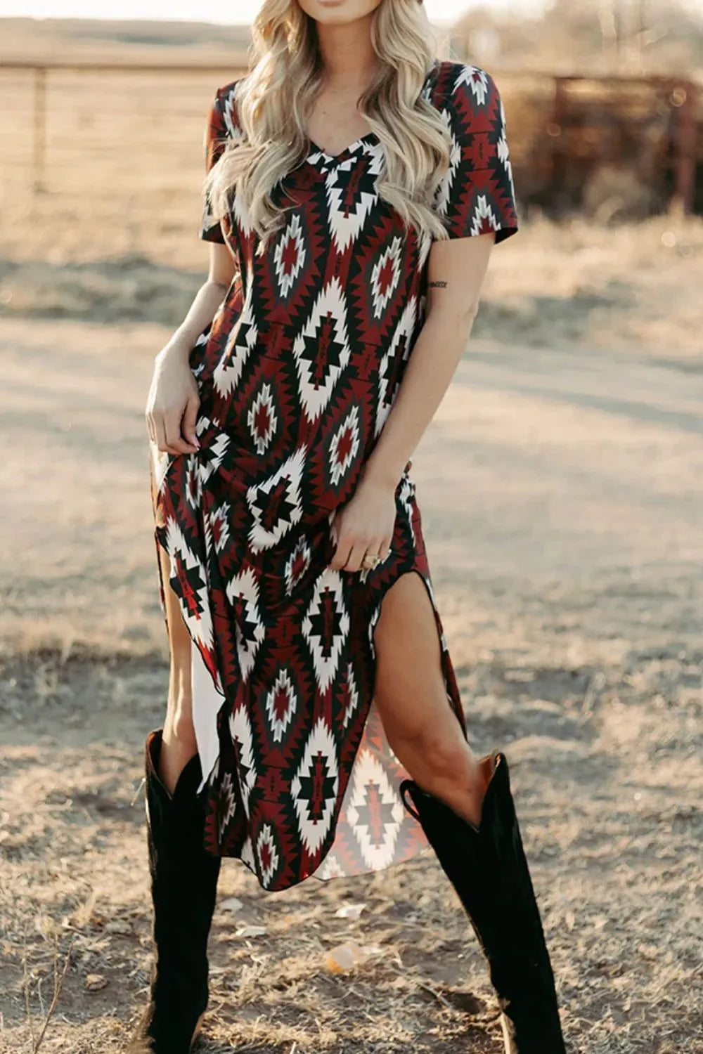 Desert Mirage Midi Dress