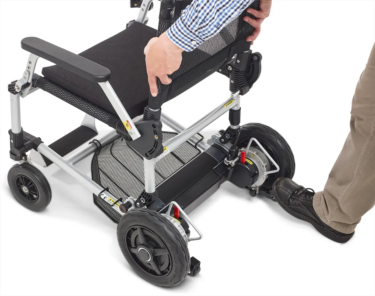 💝Last day clearance✨💝 Buy 2 Get 1 Free✨ Folding Power Chair Left- or Right-handed Control✨✨