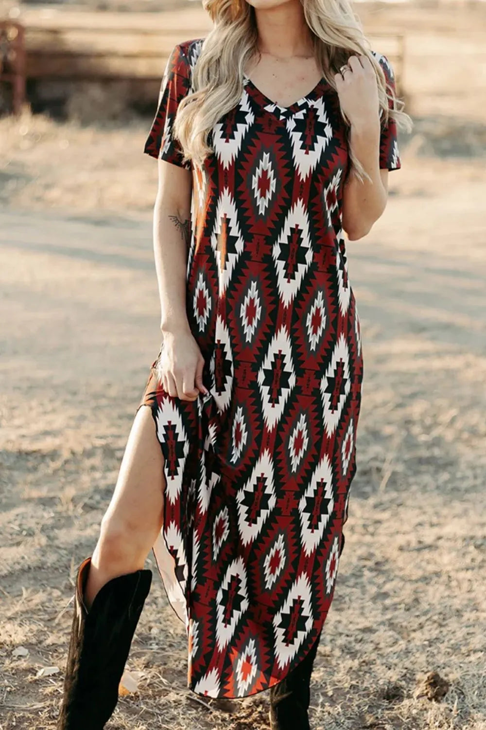 Desert Mirage Midi Dress