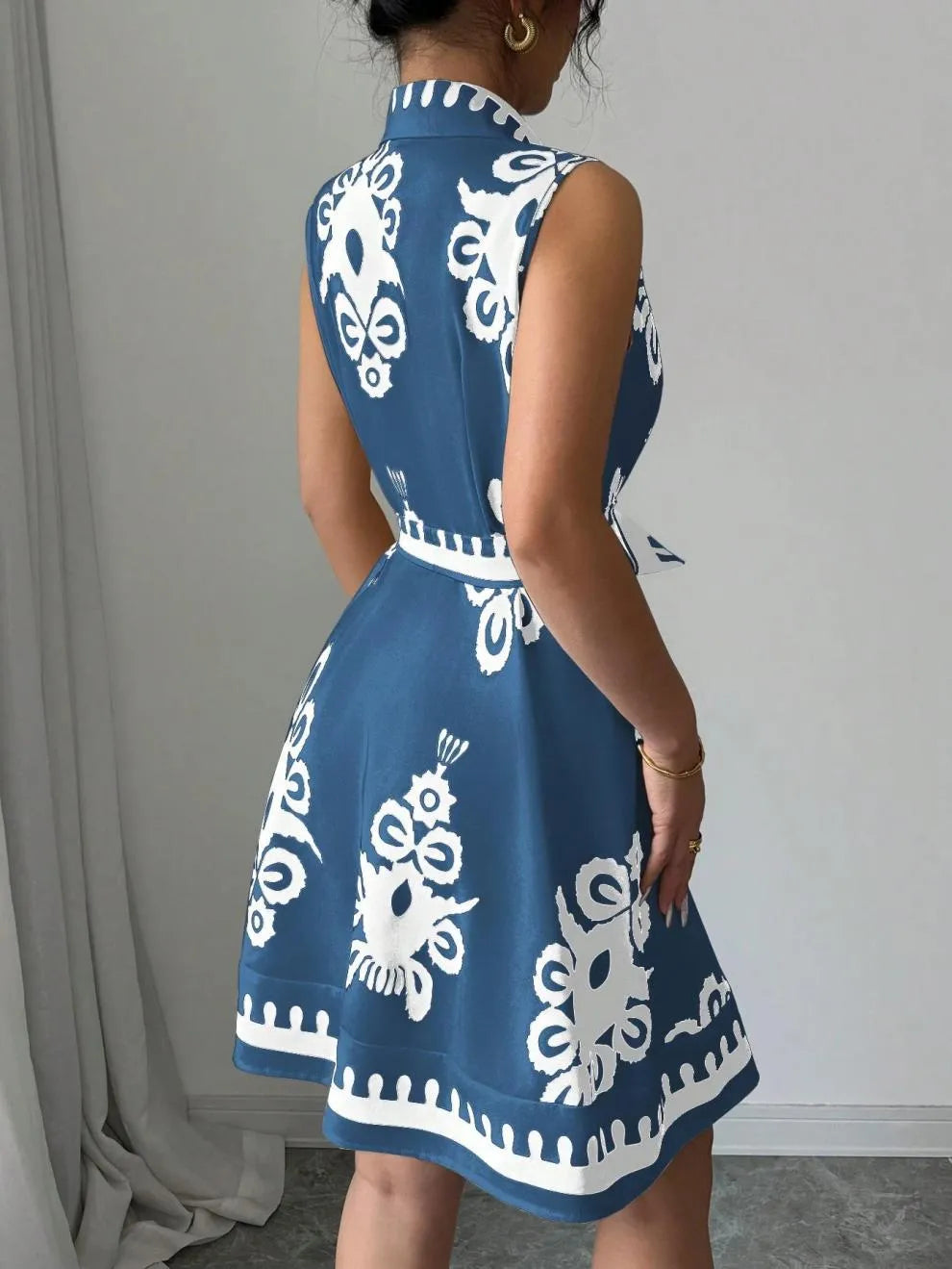 Breezy Button Dress