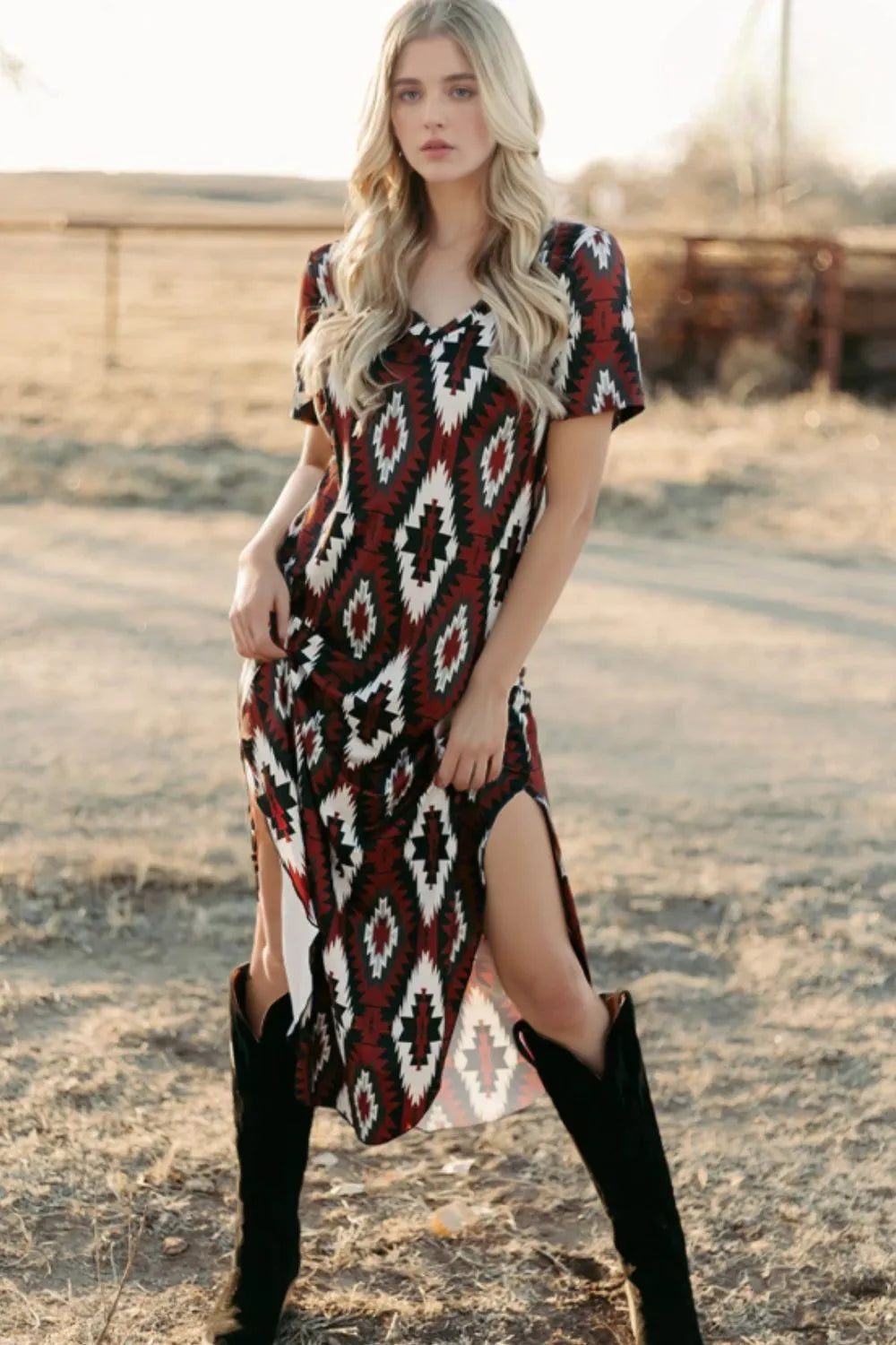 Desert Mirage Midi Dress