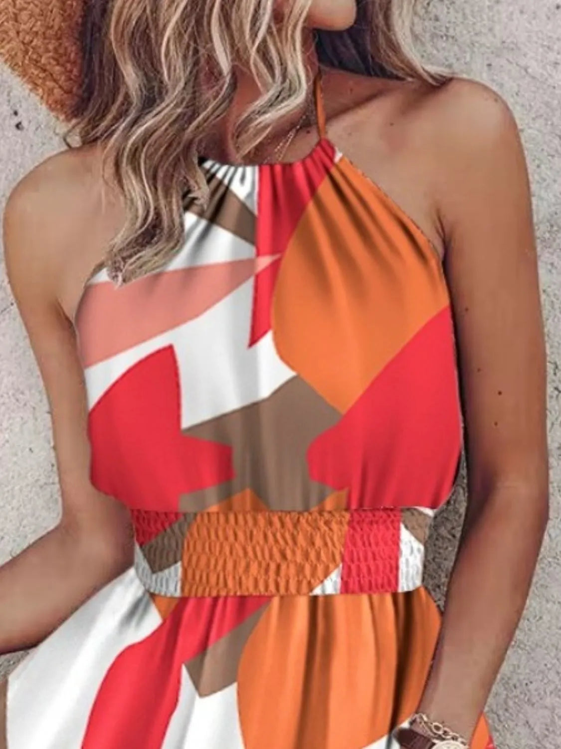 Boho Twist Mini Dress