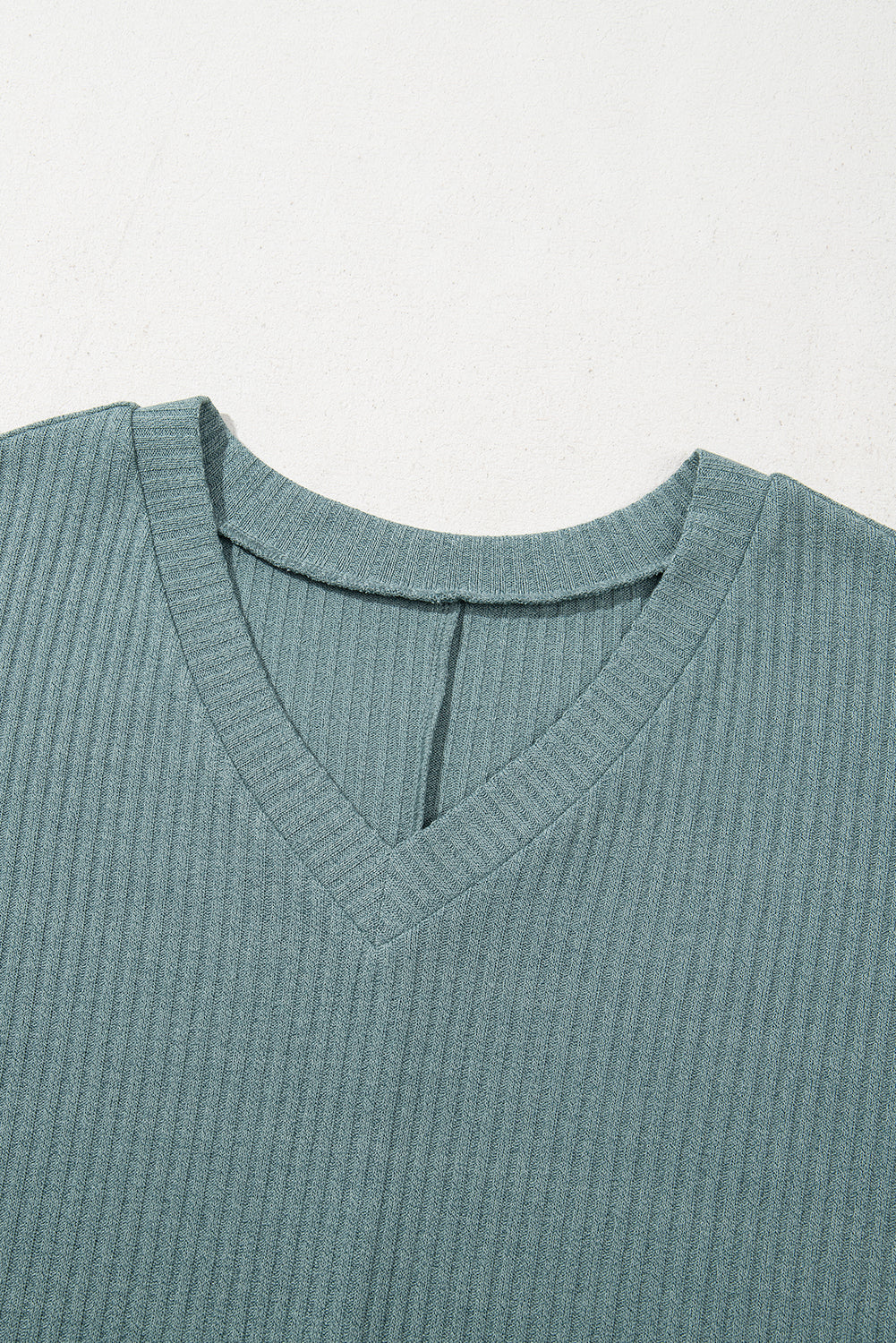 Jade Dusk Ribbed Dolman Top
