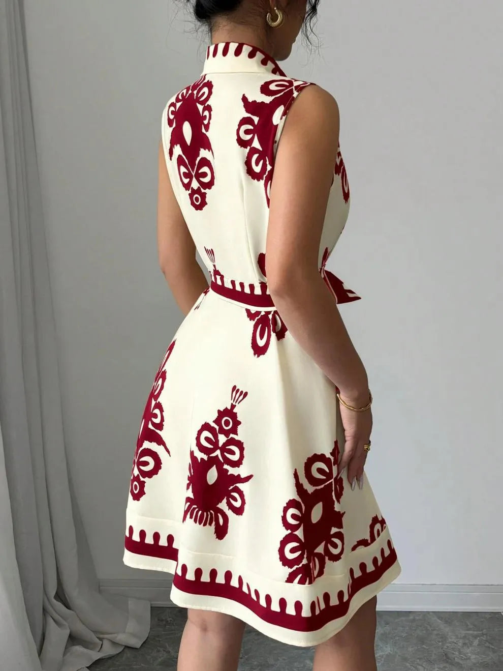 Breezy Button Dress