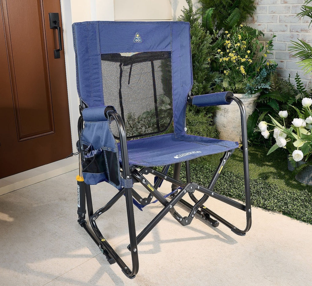💝𝗧𝗼𝗱𝗮𝘆'𝘀 𝗦𝗽𝗲𝗰𝗶𝗮𝗹𝘀💝Buy 2 get 2 free,Buy 4 for only $43.9💥GCI Outdoor Pack Away Portable Rocking Chair✅350-lb Weight Capacity