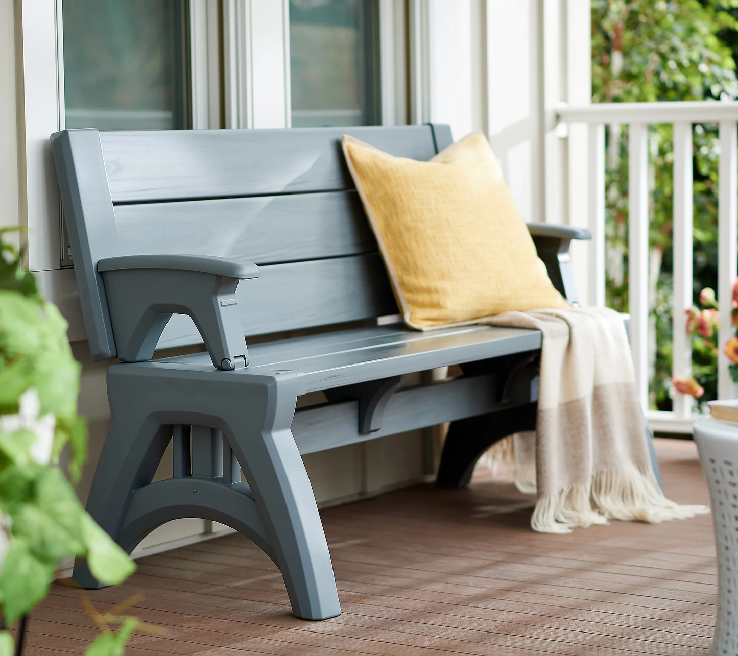 💝𝗧𝗼𝗱𝗮𝘆'𝘀 𝗦𝗽𝗲𝗰𝗶𝗮𝗹𝘀💝Buy 2 get 2 free,Buy 4 for only $43.9💥Convert-A-Bench Gen II XL Bench-to-Table with Cup Holder