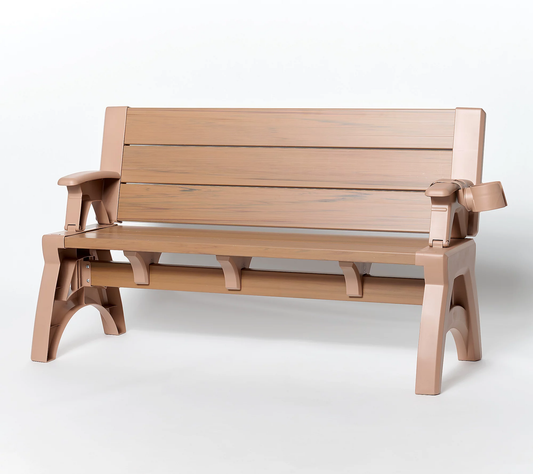 💝𝗧𝗼𝗱𝗮𝘆'𝘀 𝗦𝗽𝗲𝗰𝗶𝗮𝗹𝘀💝Buy 2 get 2 free,Buy 4 for only $43.9💥Convert-A-Bench Gen II XL Bench-to-Table with Cup Holder