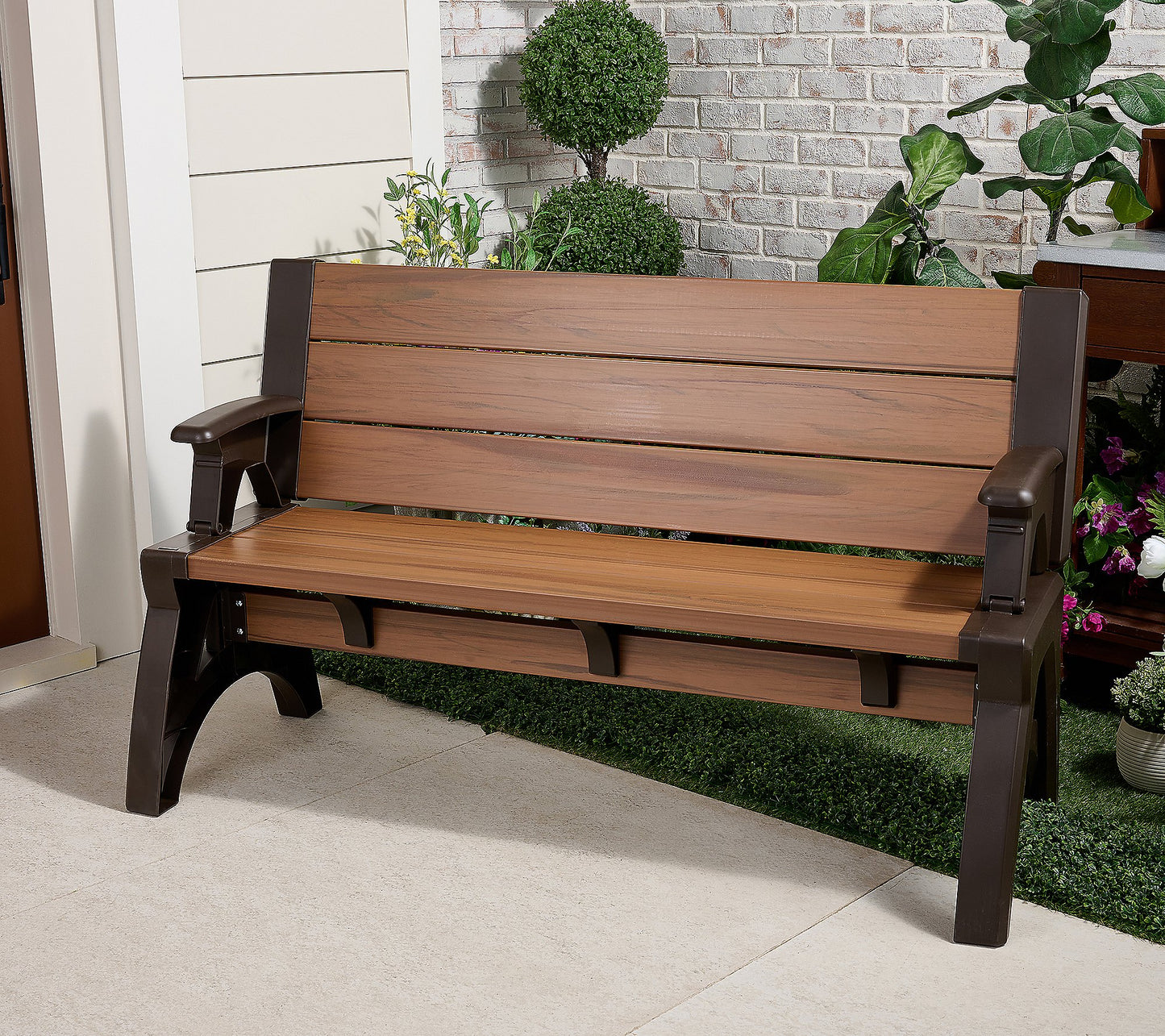 💝𝗧𝗼𝗱𝗮𝘆'𝘀 𝗦𝗽𝗲𝗰𝗶𝗮𝗹𝘀💝Buy 2 get 2 free,Buy 4 for only $43.9💥Convert-A-Bench Gen II XL Bench-to-Table with Cup Holder