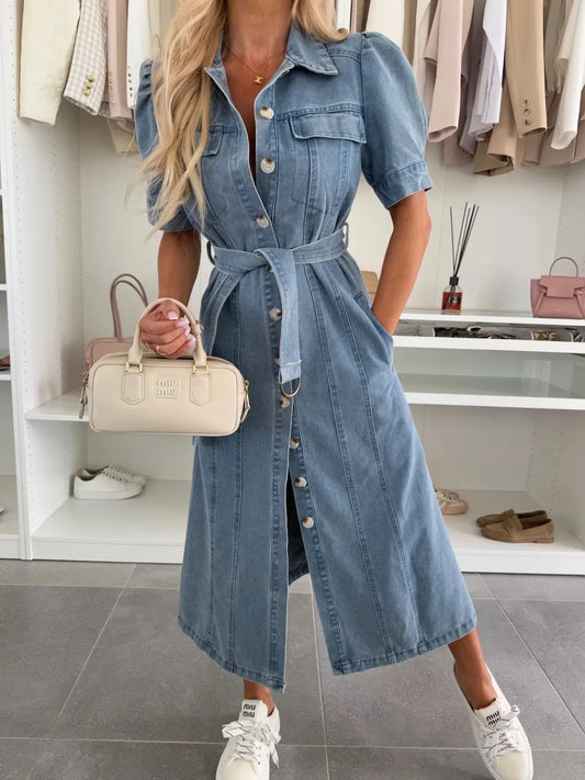 Denim Duchess Dress