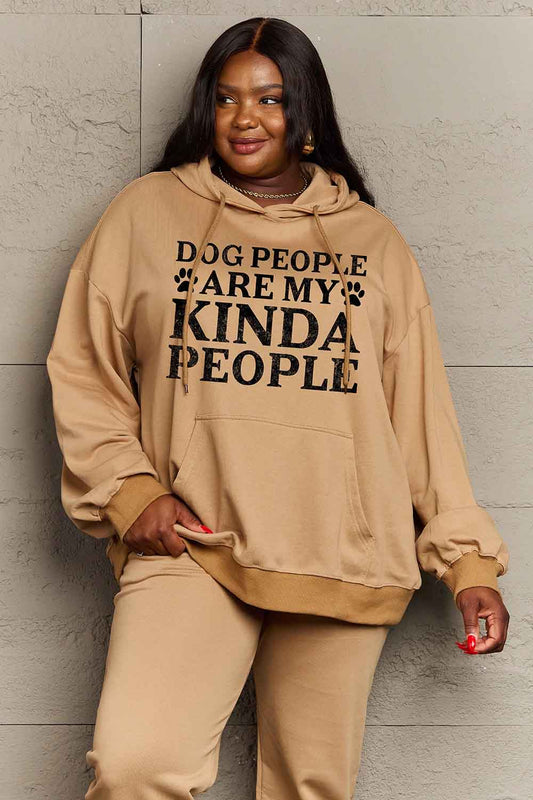 Dog Paw Slogan Graphic Hoodie