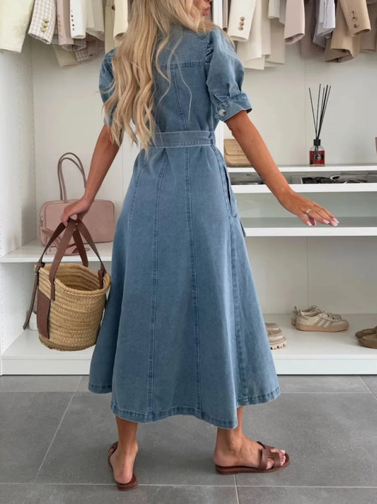Denim Duchess Dress