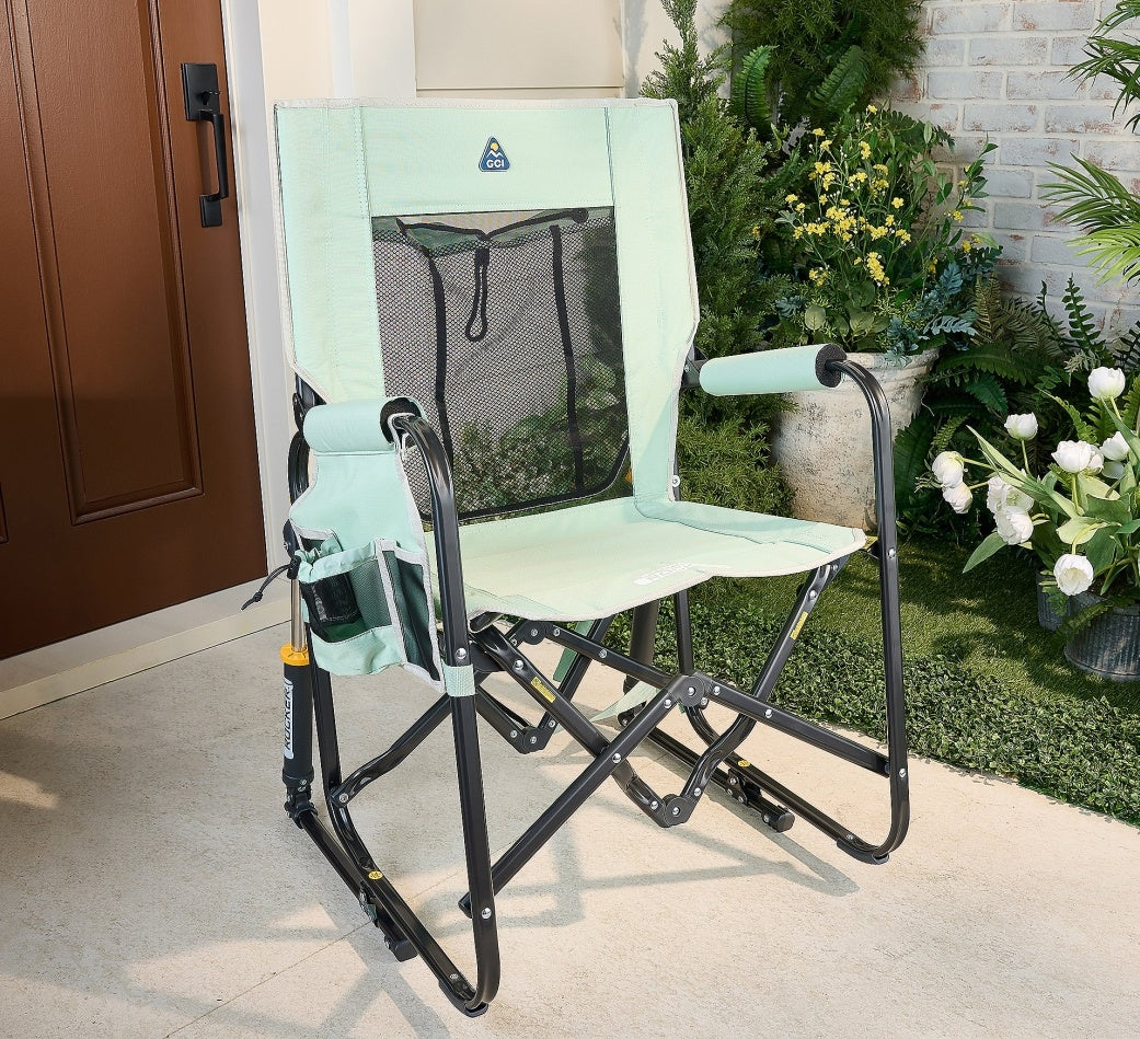 💝𝗧𝗼𝗱𝗮𝘆'𝘀 𝗦𝗽𝗲𝗰𝗶𝗮𝗹𝘀💝Buy 2 get 2 free,Buy 4 for only $43.9💥GCI Outdoor Pack Away Portable Rocking Chair✅350-lb Weight Capacity