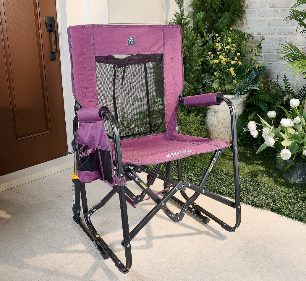💝𝗧𝗼𝗱𝗮𝘆'𝘀 𝗦𝗽𝗲𝗰𝗶𝗮𝗹𝘀💝Buy 2 get 2 free,Buy 4 for only $43.9💥GCI Outdoor Pack Away Portable Rocking Chair✅350-lb Weight Capacity