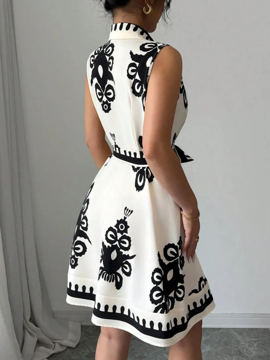 Breezy Button Dress