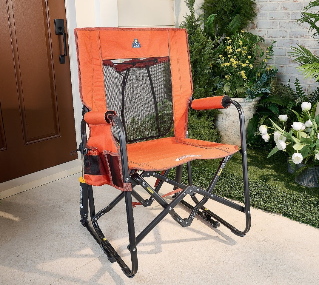 💝𝗧𝗼𝗱𝗮𝘆'𝘀 𝗦𝗽𝗲𝗰𝗶𝗮𝗹𝘀💝Buy 2 get 2 free,Buy 4 for only $43.9💥GCI Outdoor Pack Away Portable Rocking Chair✅350-lb Weight Capacity