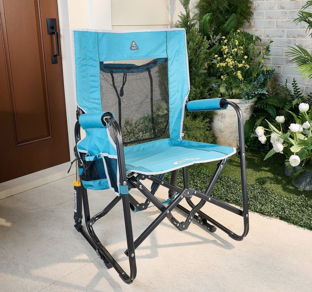 💝𝗧𝗼𝗱𝗮𝘆'𝘀 𝗦𝗽𝗲𝗰𝗶𝗮𝗹𝘀💝Buy 2 get 2 free,Buy 4 for only $43.9💥GCI Outdoor Pack Away Portable Rocking Chair✅350-lb Weight Capacity