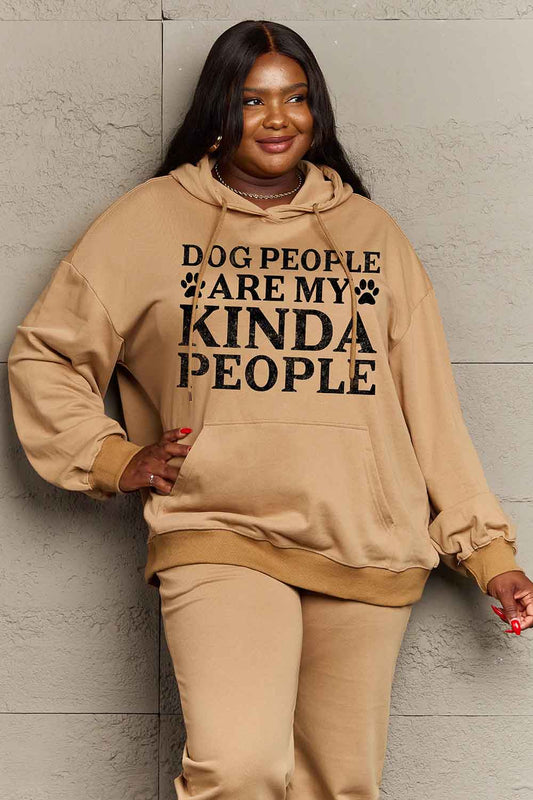 Dog Paw Slogan Graphic Hoodie